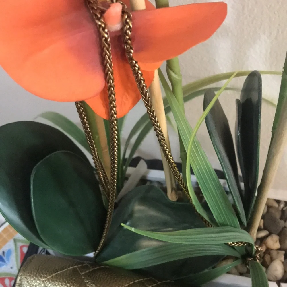 Kurt Geiger London Extra Mini Kensington Metallic Bronze Hardware Crossb… - Picture 11 of 16